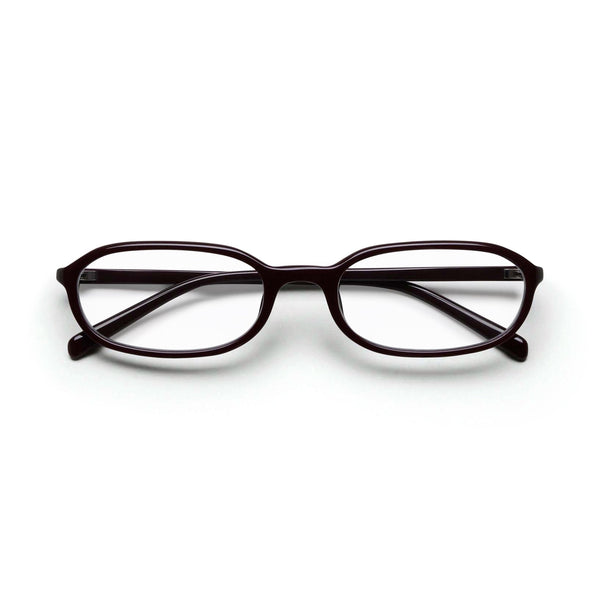 Edith Optical / Burgundy Acetate & Clear Lens - Shade Files